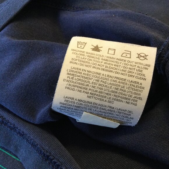 Nike Dri Fit Tee Mens XL Athletic Cut Navy Football Graphic - Picture 8 of 8